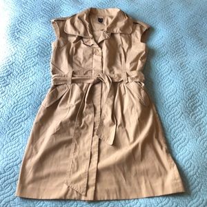 Cargo Style Tan Dress